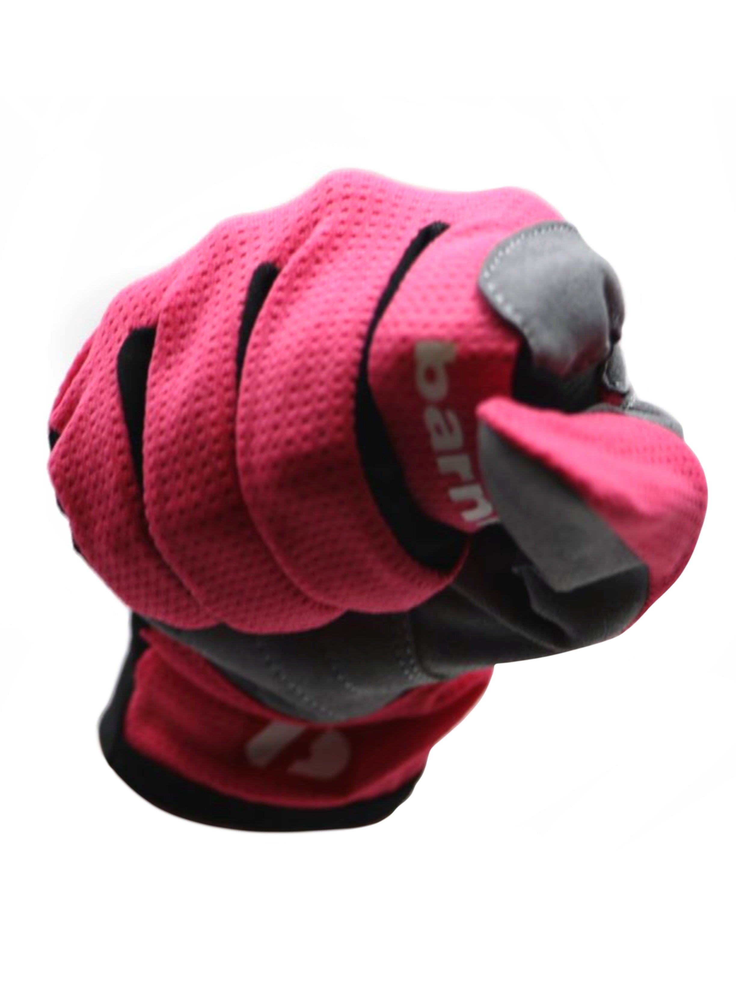 Pink sales bike gloves